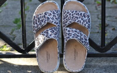 🌷NEU🐆 Die Modelle Pantalotte und Sneaker mit Leoparden Muster von Hartjes.