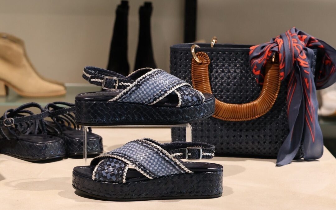 Geflochtene Leder-Sandalen von Pons Quintana